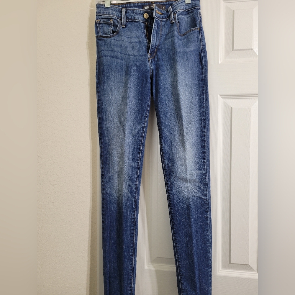 Levi's Hi Rise Skinny Women's Blue Jeans• Unique Back Leather Patch•26×32